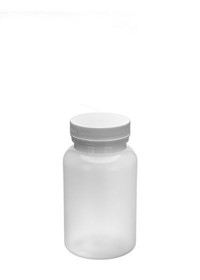 BASCO 6.75 oz HDPE Wide Mouth Bottle with Lid