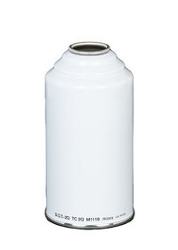 BASCO ITW/A14 375 ml 211 x 406 Aerosol Can, Step Shoulder, Plain Bottom - White