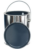 BASCO 1 Gallon Paint Can With Handle and Lid - Epoxy Phenolic Lined