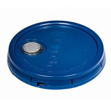 BASCO Rieke® Flexspout® Plastic Pail Lid with Tear Tab - Blue