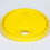 BASCO Plastic Pail Lid with Screw Cap Opening - Yellow, Price/Each