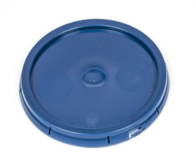 BASCO 2 Gallon Tear Tab Plastic Pail Lid - Blue