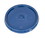 BASCO 2 Gallon Tear Tab Plastic Pail Lid - Blue, Price/each