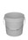 BASCO 2 Gallon Plastic Bucket, Open Head - White, Price/each