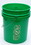 BASCO 5 Gallon FLEXSPOUT&#174; Open Head Plastic Bucket - Green, Price/each