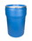 BASCO 47 Gallon Plastic Drum, Open Head, UN Rated, Lever Lock - Blue, Price/each