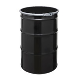 BASCO 55 Gallon Steel Drum, Open Head, UN Rated, Quick Lever