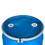 BASCO 55 Gallon Plastic Drum, Open Head, UN Rated, Bolt, Fittings - Blue, Price/each