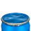 BASCO 55 Gallon Blue Plastic Drum, Open Head, UN Rated, Lever Lock, Price/each