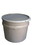 BASCO 20 Gallon Open Head Plastic Drum, UN Rated, Lever Lock - Gray, Price/each