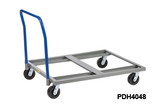 BASCO Pallet Dolly With Removable Pipe Handle - 42 Inch x 48 Inch
