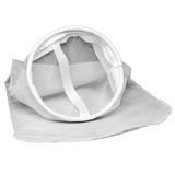 Basco PEMU200P2SH 200 Micron Polyester Multifilament Mesh Filter Bag, Steel Ring, Handle, Size 2