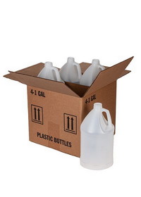 BASCO PJ1GNAT 4-Pack Gallon Round Plastic Bottles
