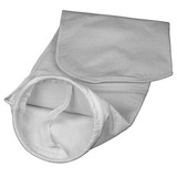 BASCO 10 Micron Polypropylene Felt Filter Bag with Stainless Steel Ring & Handle - Size 2