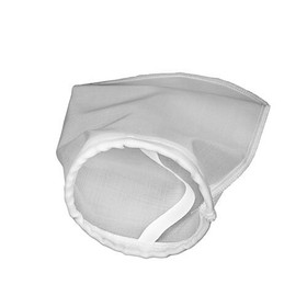 BASCO 400 Micron Polypropylene Monofilament Mesh Filter Bag with Steel Ring &amp; Handle - Size 1