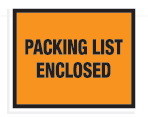 BASCO Packing List Envelope Full Face - 4 1/2 inch x 5 1/2 inch