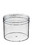 BASCO 32 oz Wide Mouth Polystyrene Jar, Price/each