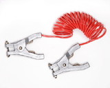 BASCO 10 ft Coiled Cable With Two Plier Clamp Connectors