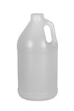 BASCO 1/2 Gallon Natural Plastic Round Bottle