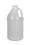 BASCO 1/2 Gallon Natural Plastic Round Bottle, Price/each