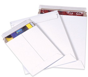 BASCO Self Seal White Flat Mailers - 9  Inch x 11 1/2  Inch - 25 Pack