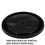BASCO RightPail &#153; 5 Gallon Snap On Plastic Pail Lid - Black, Price/each