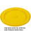 BASCO RightPail &#153; 5 Gallon Snap On Plastic Pail Lid - Yellow, Price/each