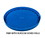 BASCO RightPail &#153; 5 Gallon Tear Tab Plastic Pail Lid - Blue, Price/each