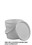 BASCO RightPail &#153; 1 Gallon Open Head Plastic Bucket - Plastic Handle - White, Price/each