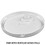 BASCO RightPail &#153; 2 Gallon Tear Tab Plastic Pail Lid, Flexspout &#174; Opening - White, Price/each
