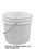 BASCO RightPail &#153; 3.5 Gallon Open Head Plastic Bucket - White - 90 mil, Price/each