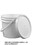 BASCO RightPail &#153; 3.5 Gallon Open Head Plastic Bucket - Plastic Handle - White, Price/each