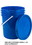 BASCO RightPail &#153; 5 Gallon Open Head Plastic Bucket - Plastic Handle - Blue, Price/each