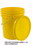BASCO RightPail &#153; 5 Gallon Plastic Bucket, Open Head, Metal Handle - Yellow, Price/each