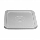 Basco RPL7045 4 Gallon Square Bucket Lid, HDPE Plastic, Gasket - White