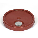 Basco RSL7030 5 Gallon Tear Tab Poly Pail Lid, Flexspout ®, Mobile Red