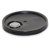 Basco RSL7038 5 Gallon Tear Tab Lid with Tubular Gasket - Black