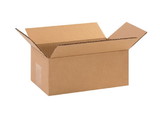 BASCO Cardboard Boxes, 10 Inch x 6 Inch x 4 Inch, Single Wall 32 ECT, Kraft Corrugated