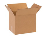 BASCO Cardboard Boxes, 10 Inch x 8 Inch x 8 Inch, Single Wall 32 ECT, Kraft Corrugated