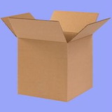 BASCO Cardboard Boxes, 12 Inch x 12 Inch x 8 Inch, Single Wall 32 ECT, Kraft Corrugated