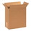 BASCO Cardboard Boxes, 12 3/4 x 6 3/8 x 13 Inches, Single Wall 32 ECT, Kraft Corrugated, Price/each