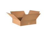 BASCO Cardboard Boxes, 16 Inch x 16 Inch x 4 Inch, Single Wall 32 ECT, Kraft Corrugated
