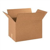 BASCO Cardboard Boxes, 18 Inch x 12 Inch x 12 Inch, Single Wall 32 ECT, Kraft Corrugated