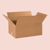 BASCO Cardboard Boxes, 18 Inch x 12 Inch x 8 Inch, Single Wall 32 ECT, Kraft Corrugated