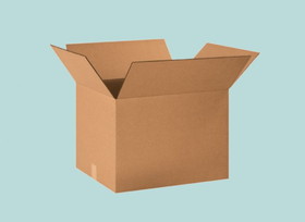 BASCO Cardboard Boxes, 20 Inch x 16 Inch x 14 Inch, Single Wall 32 ECT, Kraft Corrugated