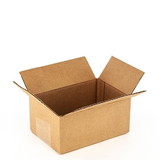 BASCO Cardboard Boxes, 8 Inch x 6 Inch x 4 Inch, Single Wall 32 ECT, Kraft Corrugated