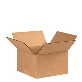 BASCO Cardboard Boxes, 8 Inch x 6 Inch x 6 Inch, Single Wall 32 ECT, Kraft Corrugated