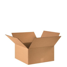 BASCO Cardboard Boxes, 8 x 8 x 4 Inches, Single Wall 32 ECT, Kraft Corrugated