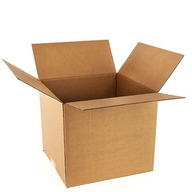 BASCO Cardboard Boxes, 8 Inch x 8 Inch x 6 Inch, Single Wall 32 ECT, Kraft Corrugated