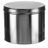 BASCO 10 lb Industrial Tin Slip Cover Can with Lid